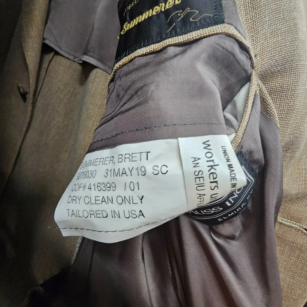 Banana Republic 40R Black Solid 2-Button Sport Coat Blazer Jacket T228